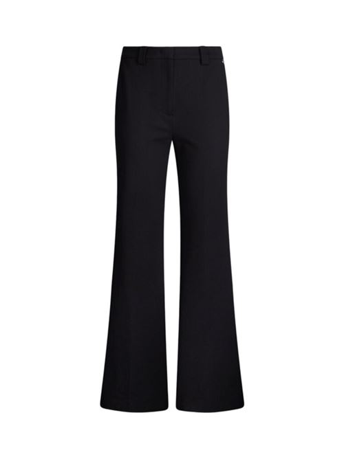 Pantaloni da donna  in jersey punto milano, gamba flare, colore nero LIU JO | CF5345-J185722222